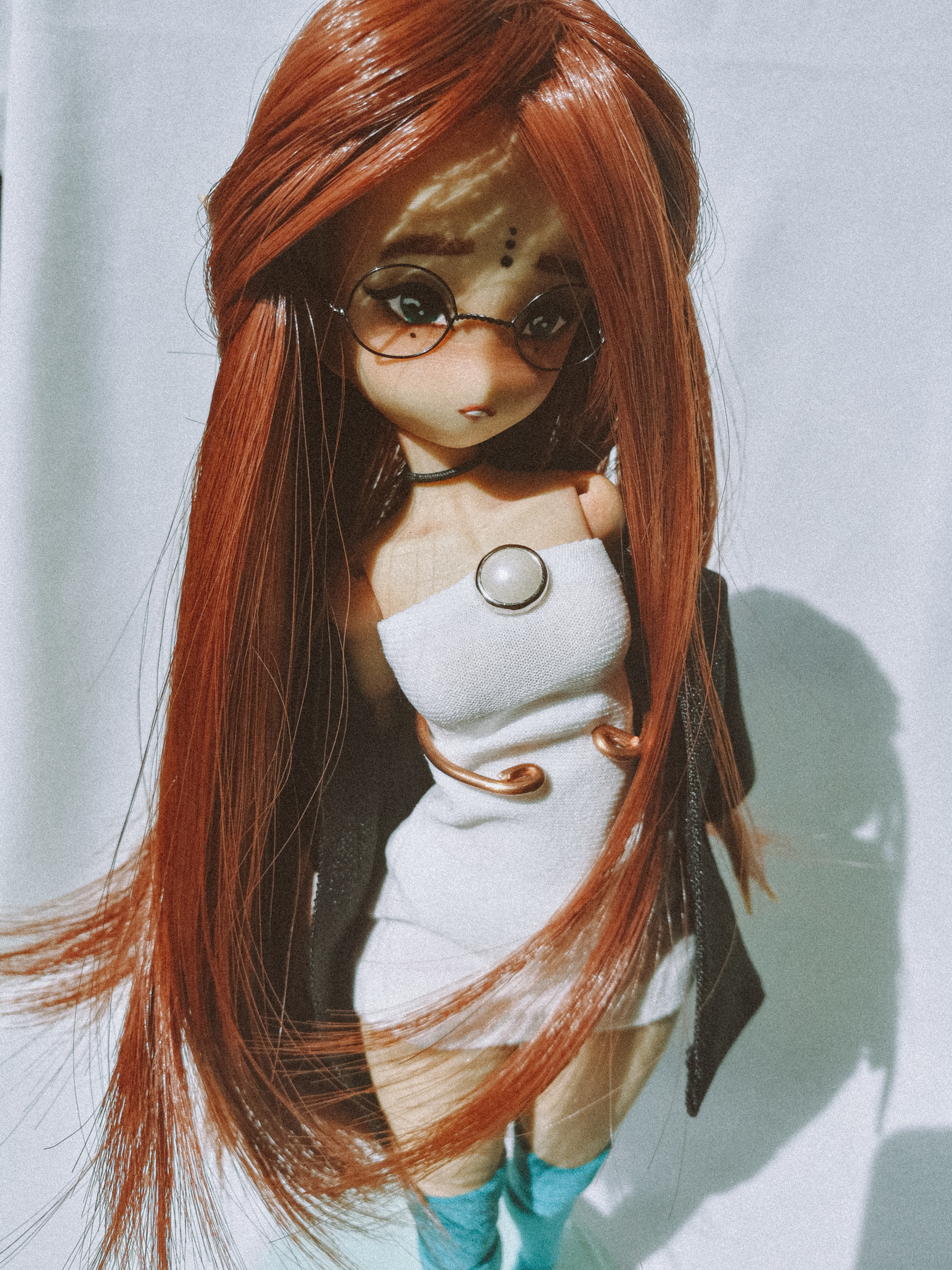 Red-haired beast - My, Hobby, Needlework, Jointed doll, Longpost