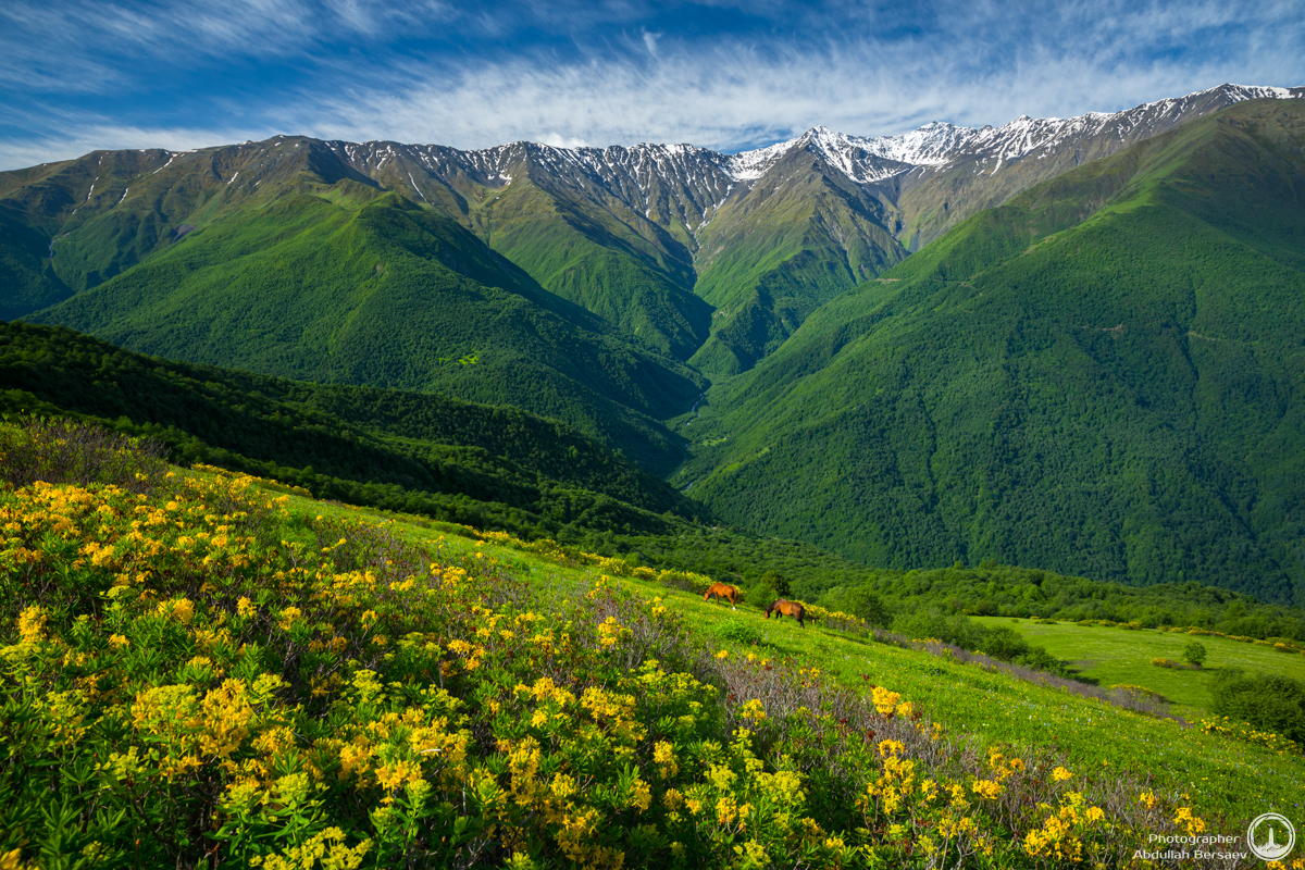 Photos of mountainous Chechnya - My, Chechnya, The mountains, Caucasus, Nature, Landscape, beauty of nature, Sunset, Mosque, Lake, Longpost, City Grozniy