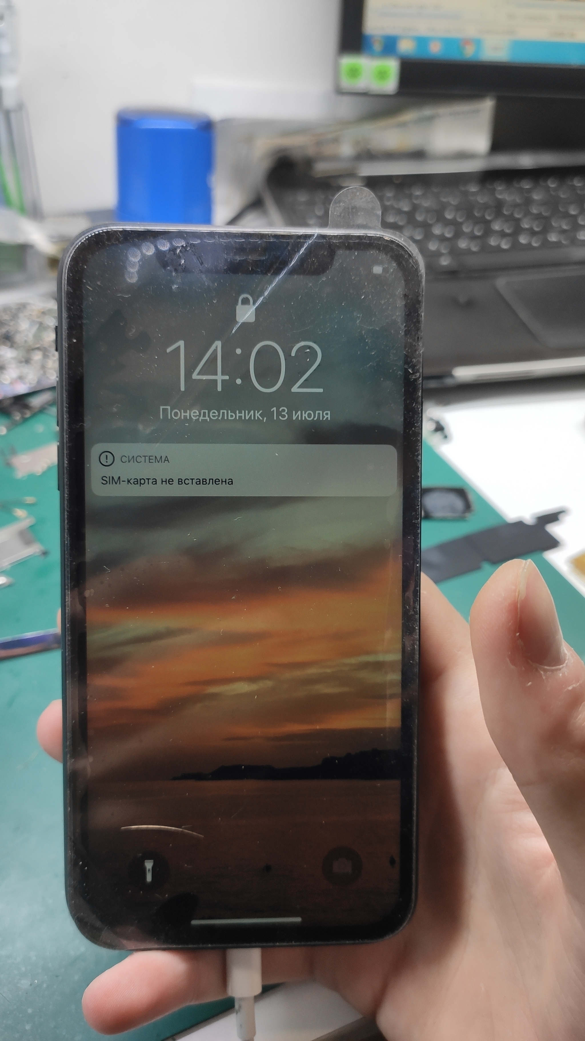 Ремонт как этап диагностики. iPhone XR - Моё, Москва, Диагностика, Ремонт техники, iPhone, iPhone XR, Падение, Пайка, Микропайка, Длиннопост