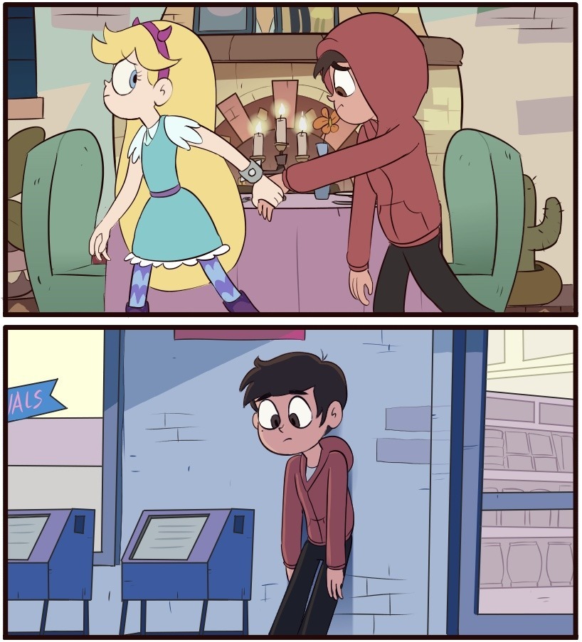 SPSZ.Comic (Dinner) - Star vs Forces of Evil, Cartoons, Comics, Star butterfly, Marco diaz, Longpost