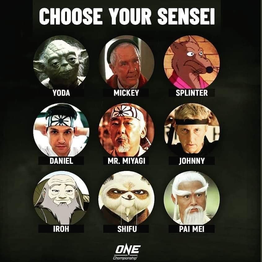 Who is the best sensei? - Teacher, martial arts master, Sensei