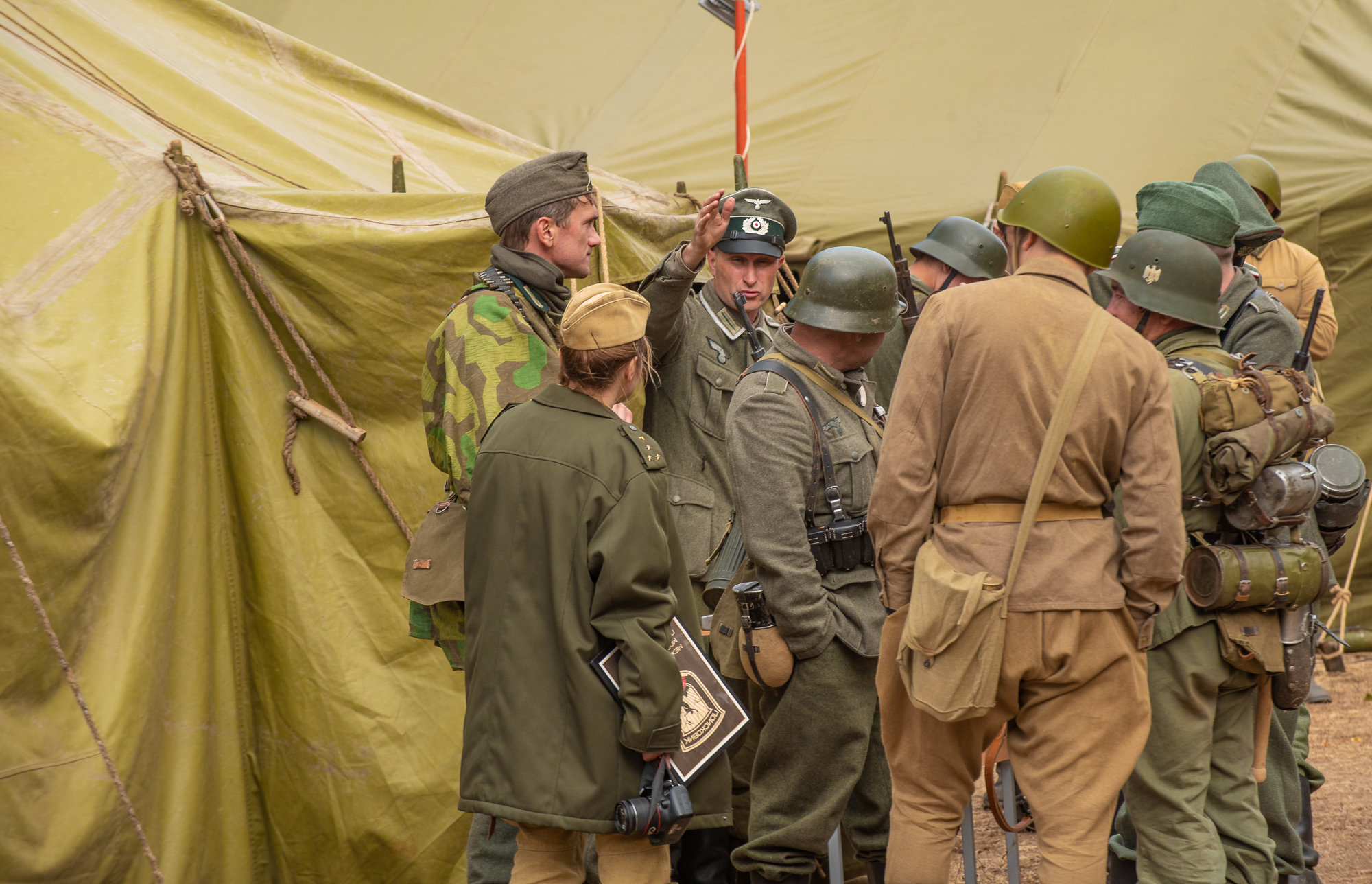 Photo report from the reconstruction of the battle for the banks of the Volga - The Path to Victory - My, The Great Patriotic War, Reconstruction, Reportage, They fought for their homeland, Longpost