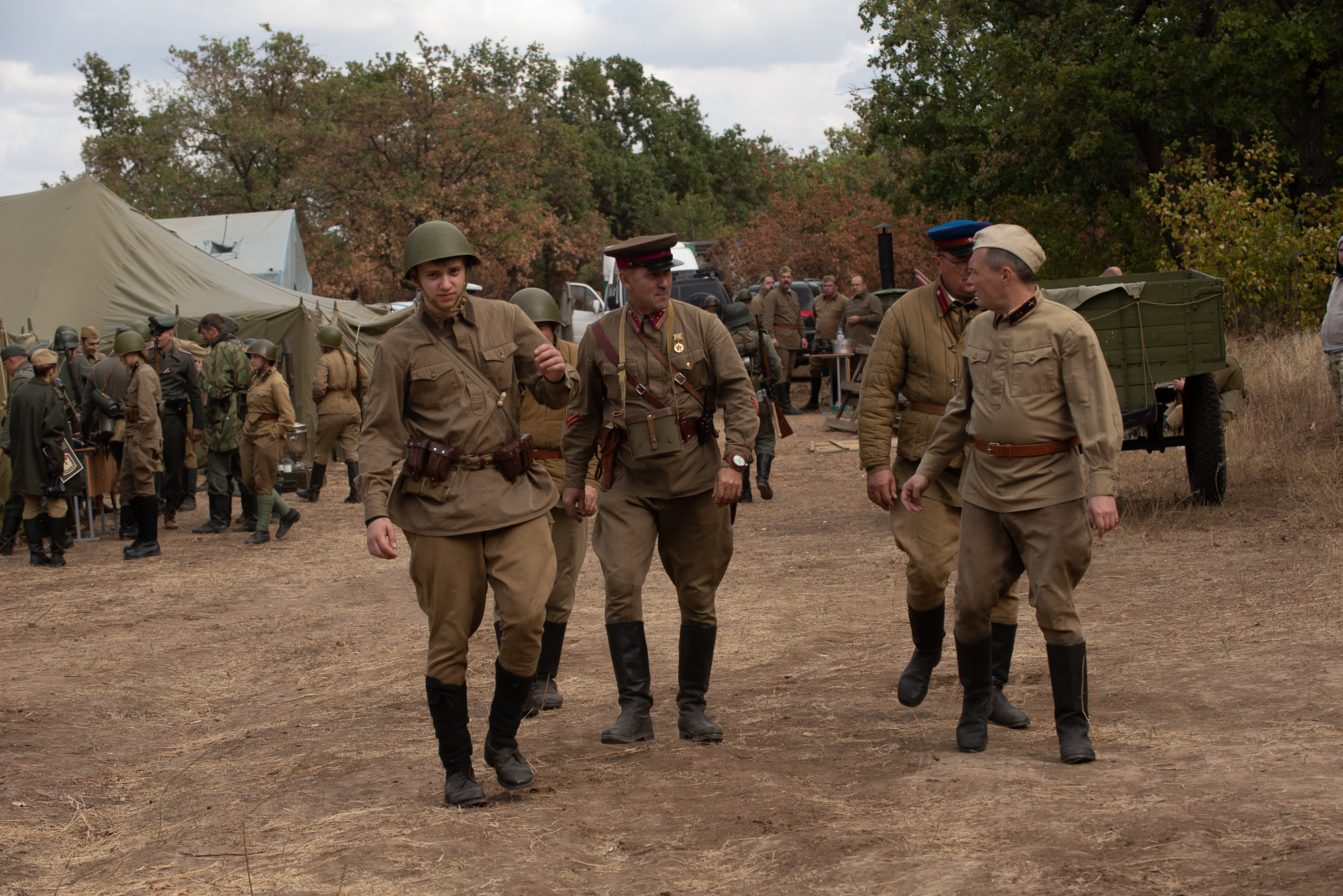 Photo report from the reconstruction of the battle for the banks of the Volga - The Path to Victory - My, The Great Patriotic War, Reconstruction, Reportage, They fought for their homeland, Longpost