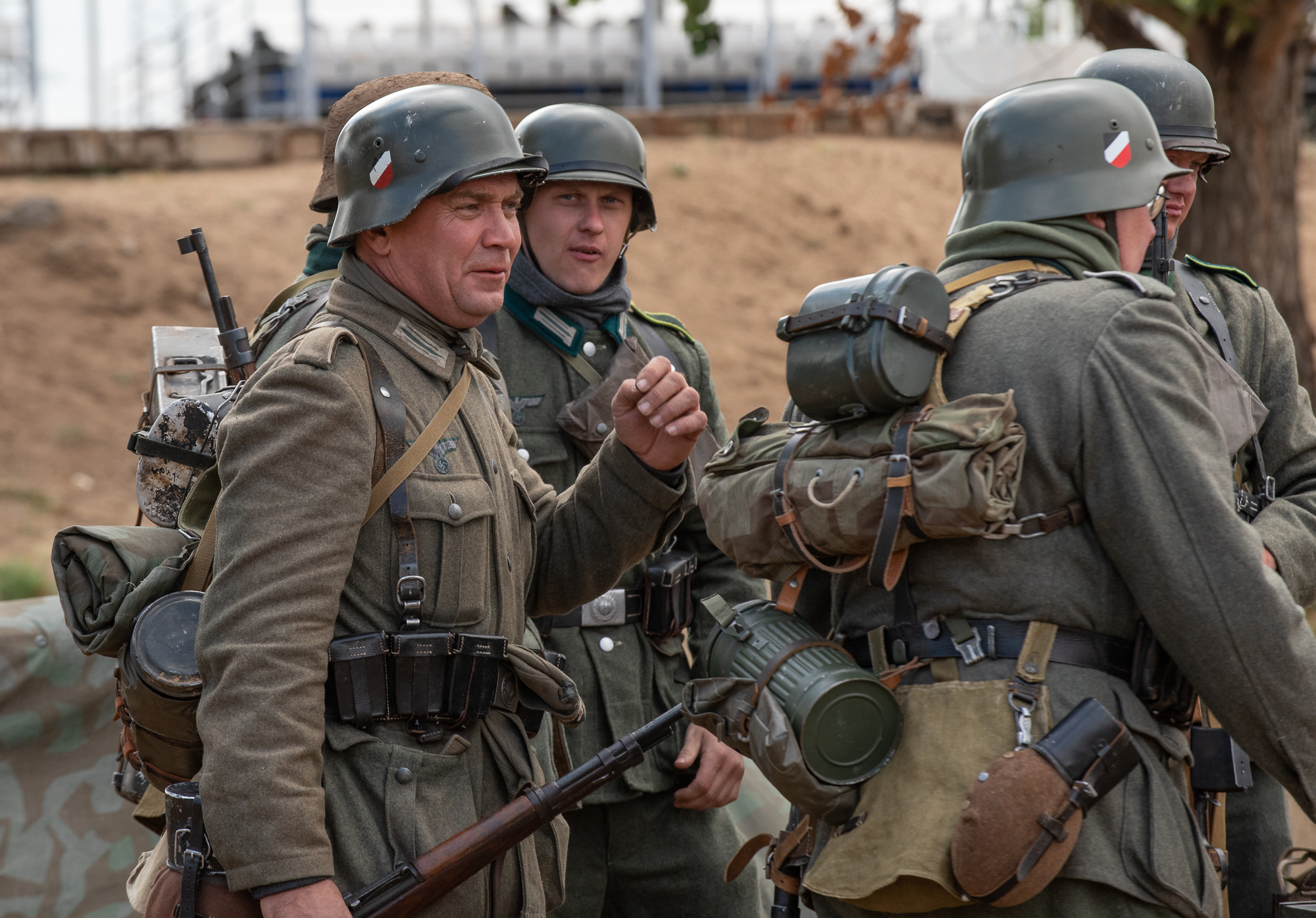 Photo report from the reconstruction of the battle for the banks of the Volga - The Path to Victory - My, The Great Patriotic War, Reconstruction, Reportage, They fought for their homeland, Longpost