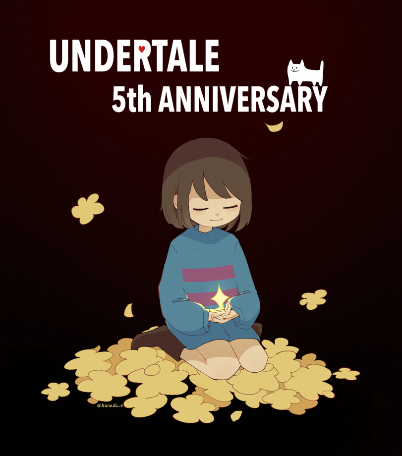 A collection of art in honor of the game's fifth anniversary - Undertale, Alltogether, Art, Games, Anniversary, Longpost