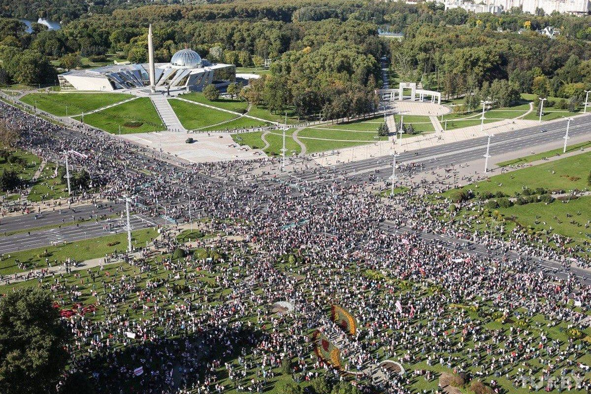 September 20 in Belarus - Republic of Belarus, Protest, Demonstration, The photo, Telegram, Politics, Longpost