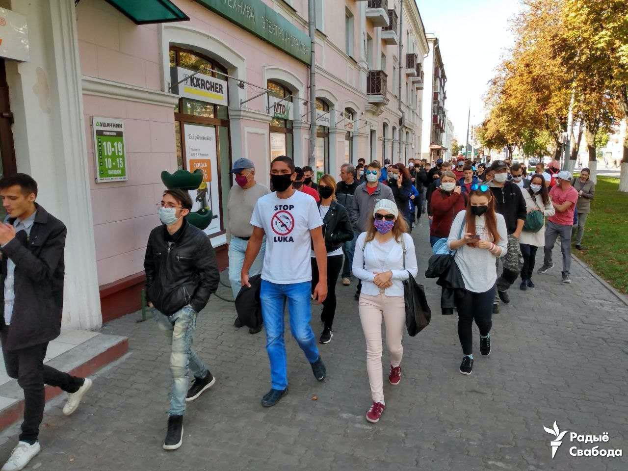 September 20 in Belarus - Republic of Belarus, Protest, Demonstration, The photo, Telegram, Politics, Longpost