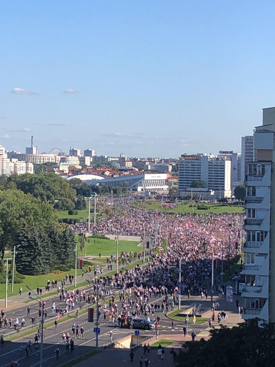 September 20 in Belarus - Republic of Belarus, Protest, Demonstration, The photo, Telegram, Politics, Longpost