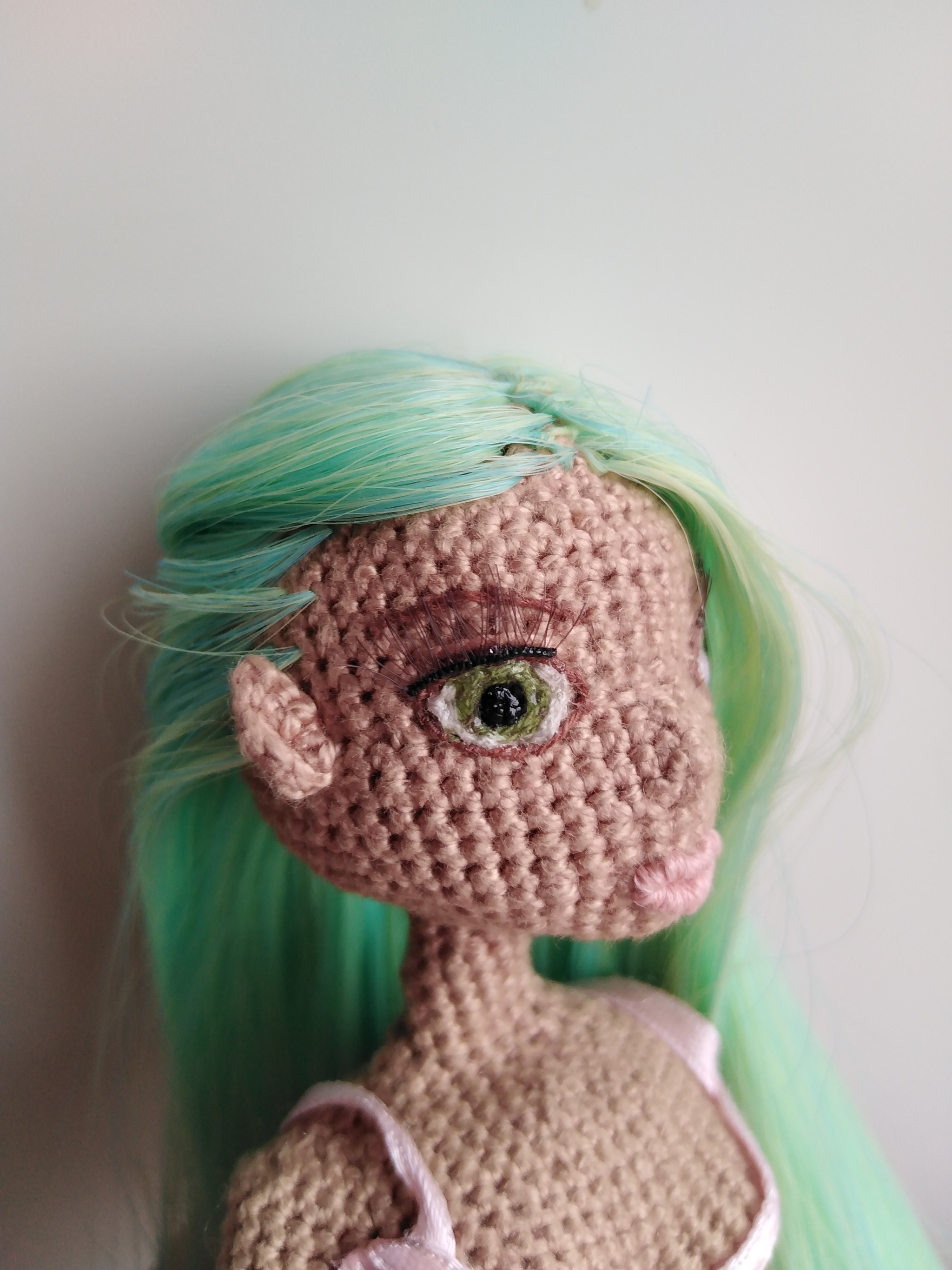 New doll - My, Crochet, Needlework without process, Longpost, Doll, Knitting, Handmade, Interior doll, Hobby