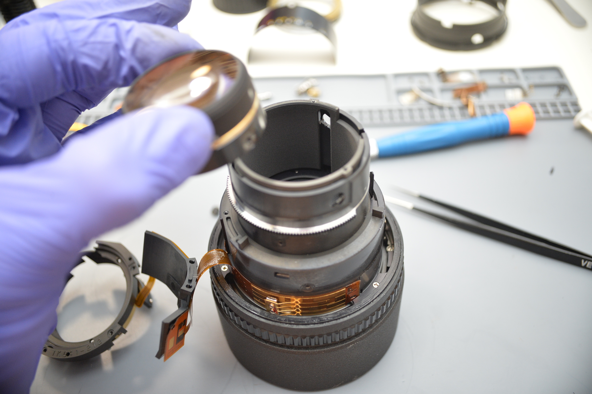 Simple repair of Nikon 105 2.0 DC lens - My, Repair of photographic equipment, Nikon, Straight arms, The photo, Lens, Longpost