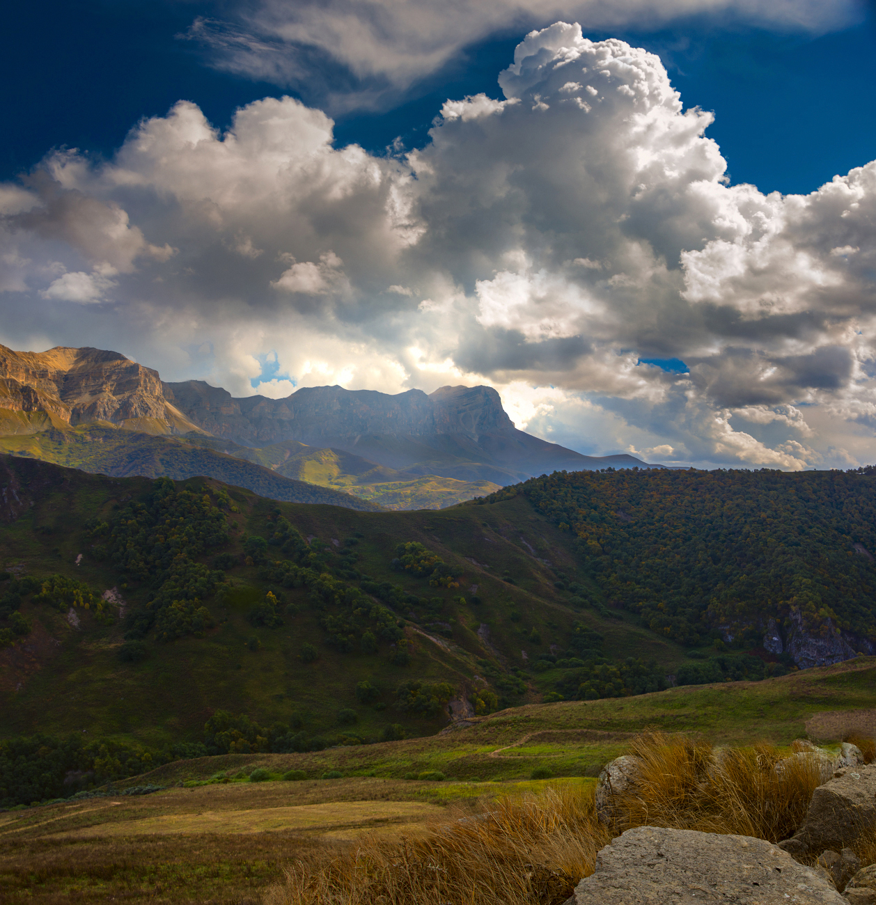 Autumn in the mountains - My, The mountains, Autumn, Clouds, Nature, The photo, beauty of nature