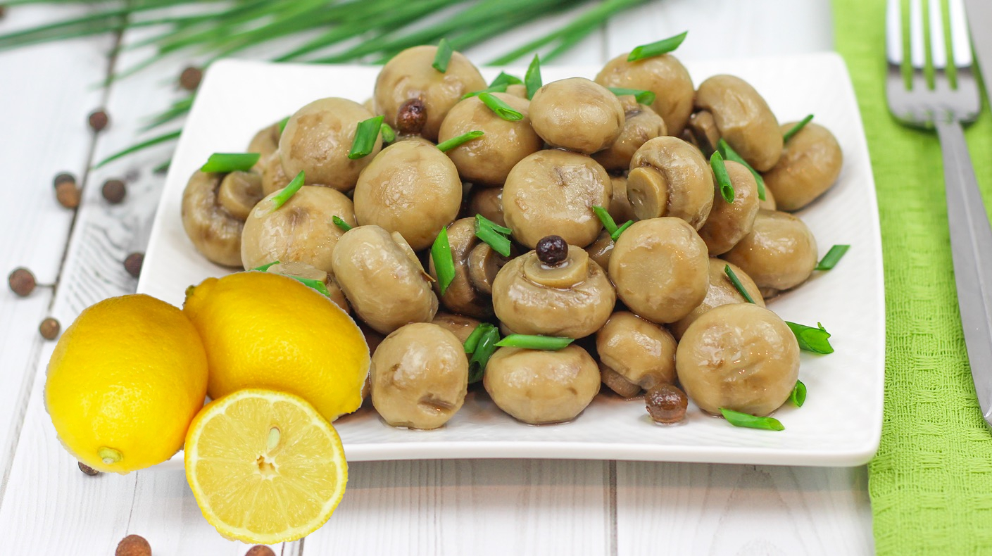 I marinate champignons not in vinegar, but with lemon: My mom’s recipe - Food, Cooking, Yummy, Recipe, Cunning, Secret, Mushrooms