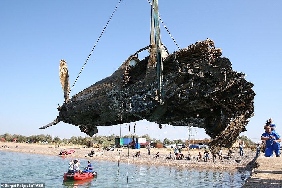 In Crimea, the Airacobra fighter, guarding the Yalta Conference, was raised from the bottom of the sea - Airacobra, Airplane, Longpost