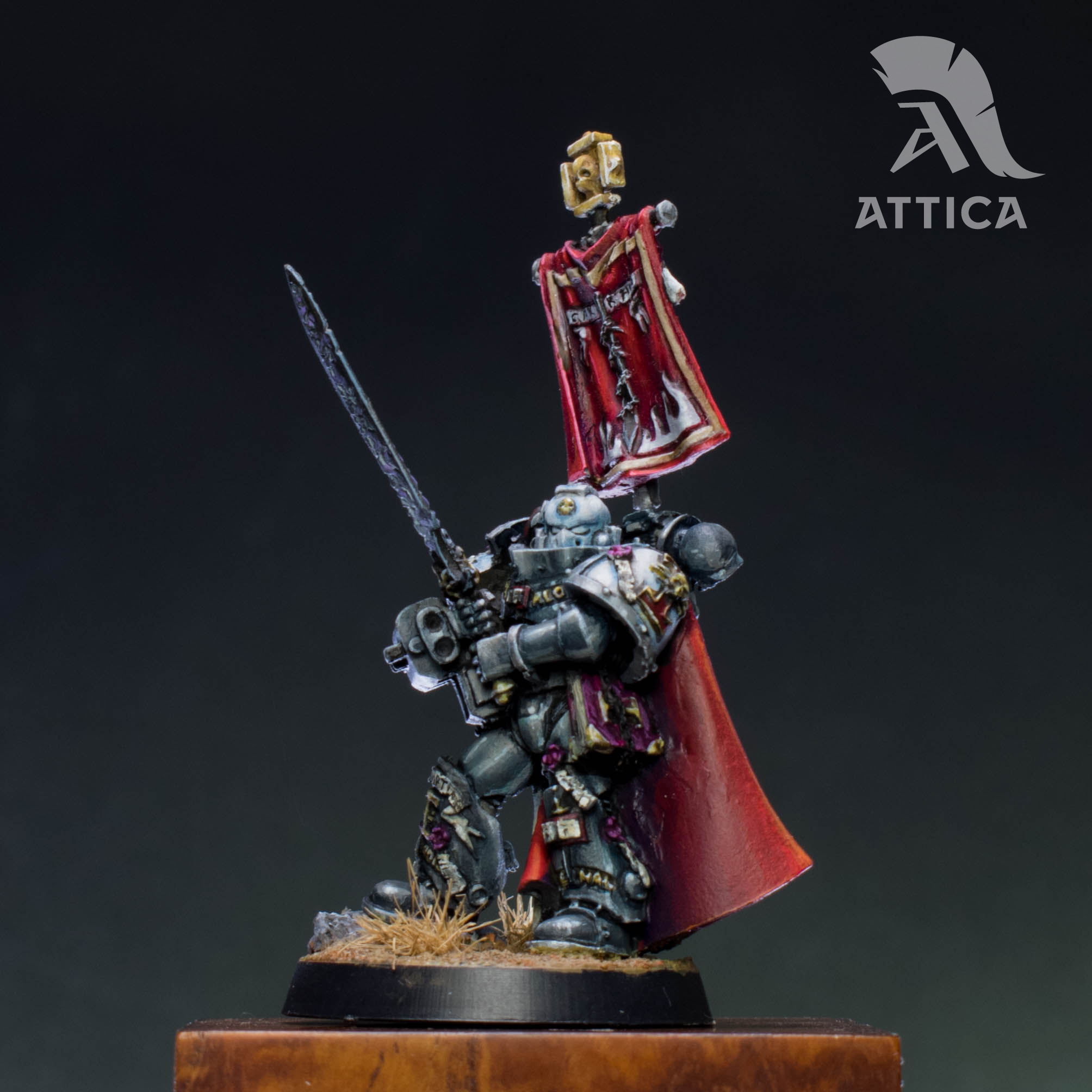 Castellan Crowe - My, Painting, Painting miniatures, Warhammer 40k, Desktop wargame, Longpost