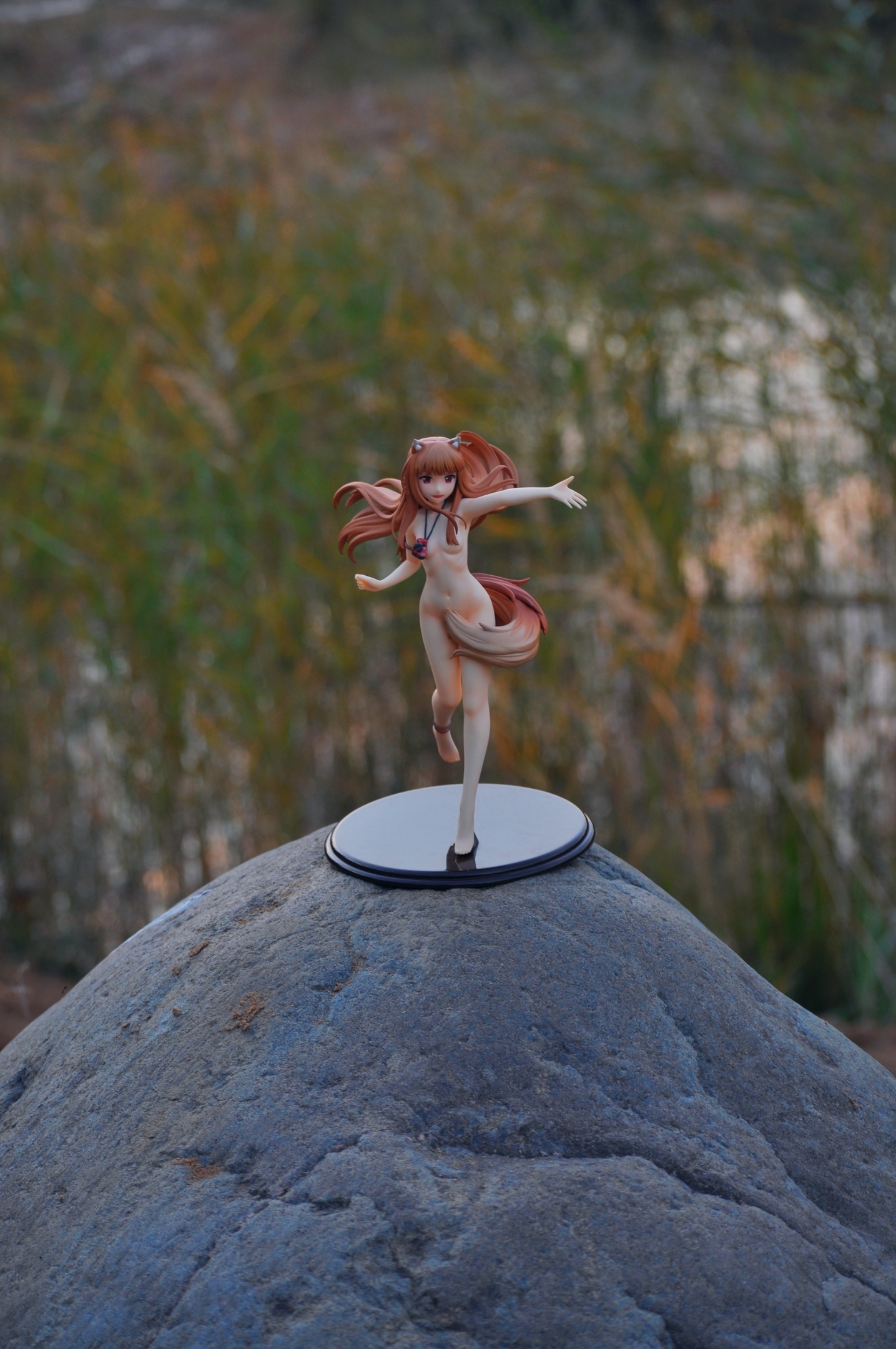 ~вЂў~ The Wolf, the Evening and the Quarry ~вЂў~ - NSFW, My, The photo, Beginning photographer, Anime, Figurines, Collectible figurines, Spice and wolf, Holo, Longpost