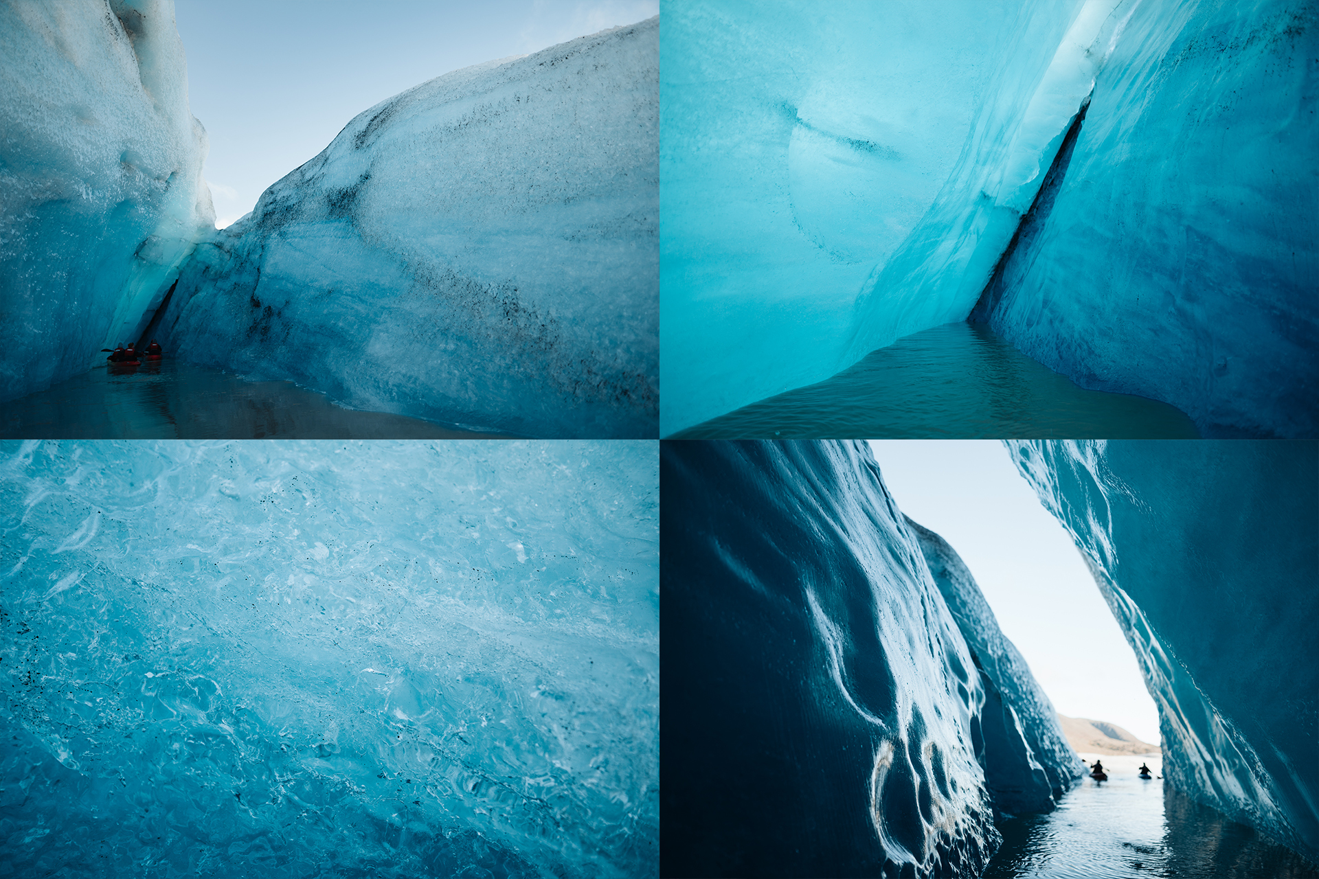 Small icebreakers in the lagoon of the Heinabergson glacier - My, Iceland, Travels, Kayak, Iceberg, glacial lake, Lagoon, Longpost