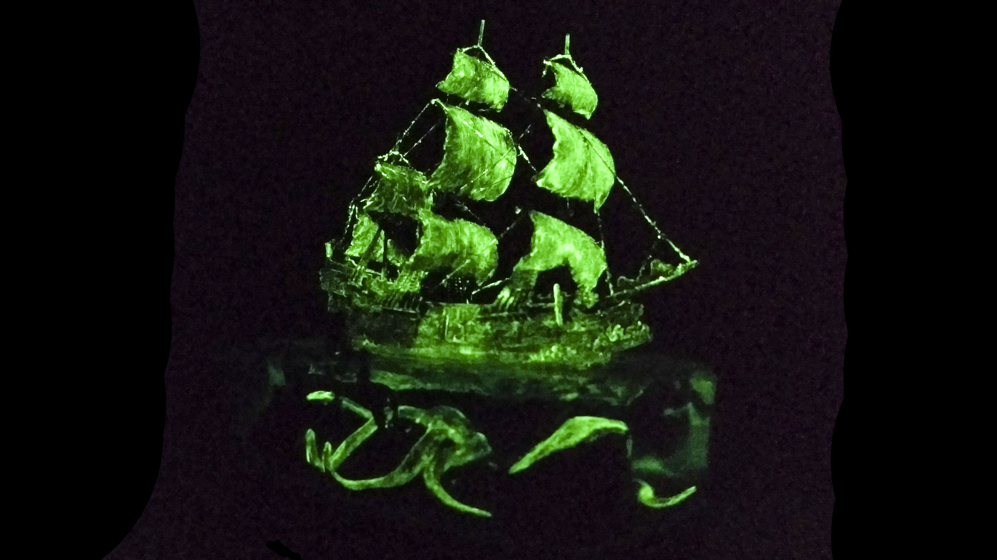 Diorama. Flying Dutchman - My, Diorama, Ship modeling, Sailboat, Flying Dutchman, Epoxy resin, Stand modeling, Video, Longpost