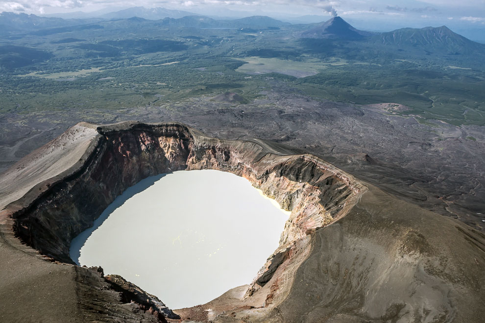 Volcanoes of Kamchatka - The nature of Russia, Volcano, Kamchatka, Longpost, Interesting, Klyuchevskoy Volcano, Tolbachik Volcano, Kamen volcano, Kisimen Volcano, Karymsky Volcano, Maly Semyachik volcano