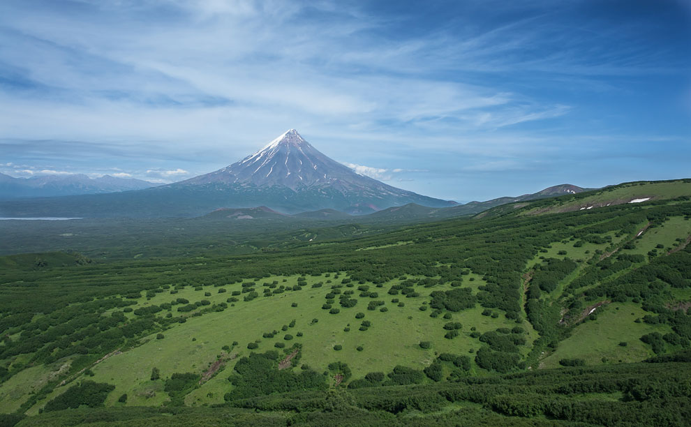 Volcanoes of Kamchatka - The nature of Russia, Volcano, Kamchatka, Longpost, Interesting, Klyuchevskoy Volcano, Tolbachik Volcano, Kamen volcano, Kisimen Volcano, Karymsky Volcano, Maly Semyachik volcano