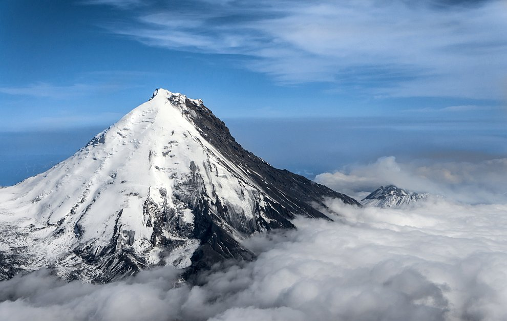 Volcanoes of Kamchatka - The nature of Russia, Volcano, Kamchatka, Longpost, Interesting, Klyuchevskoy Volcano, Tolbachik Volcano, Kamen volcano, Kisimen Volcano, Karymsky Volcano, Maly Semyachik volcano