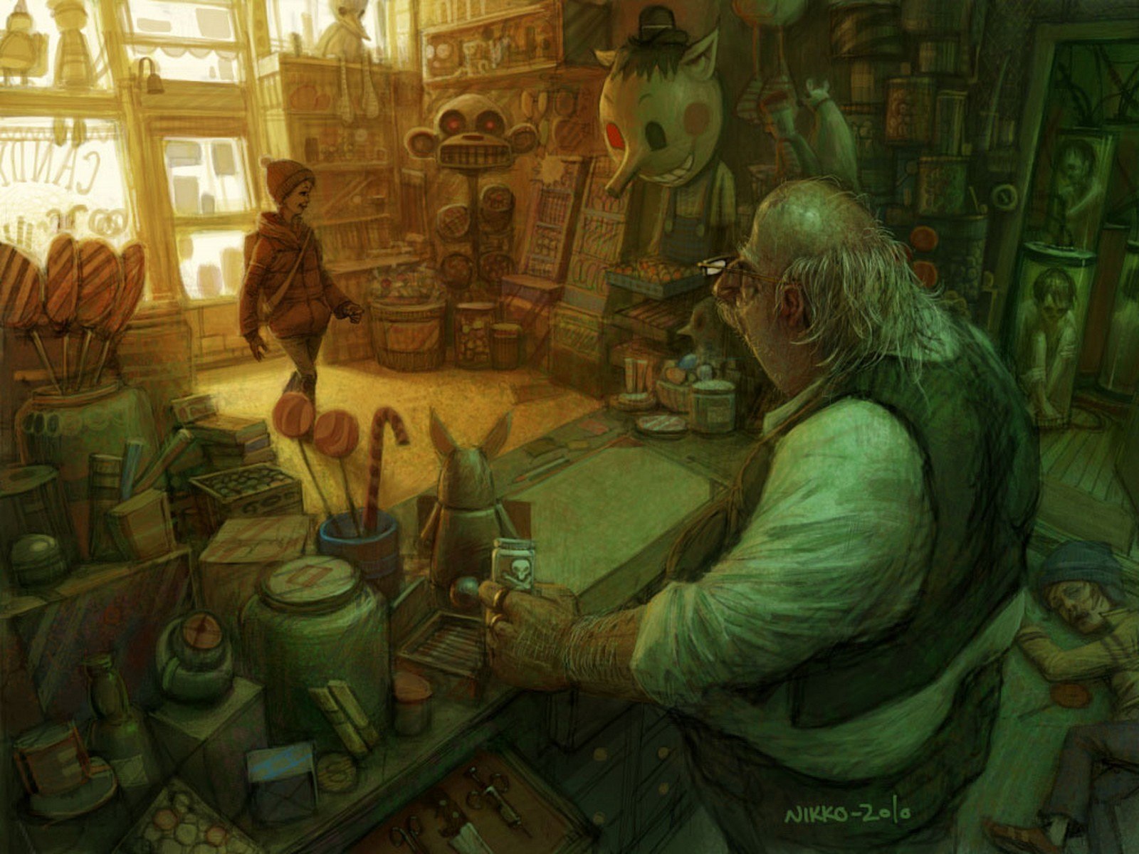 Reply to the post The longer you look, the more interesting it becomes - Reply to post, Hidden meaning, Longpost, Jeff Lee Johnson, Art, Kripota, A selection, Nikolai Lockertsen