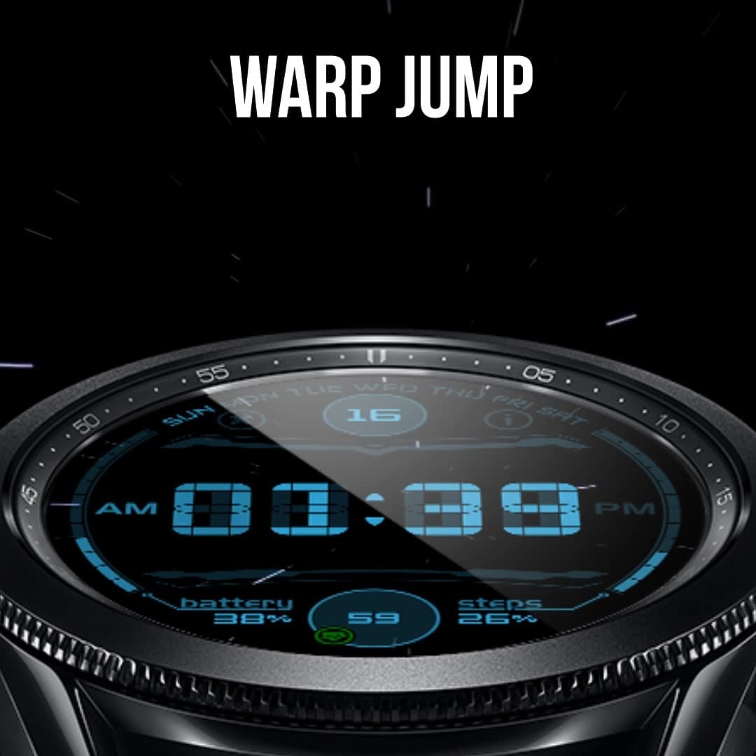 Warp- Дизайн циферблата для Samsung Galaxy Watch - Моё, Халява, Дизайн, Циферблат, Умные часы, Samsung galaxy Watch, Samsung, Samsung Galaxy, Watchface