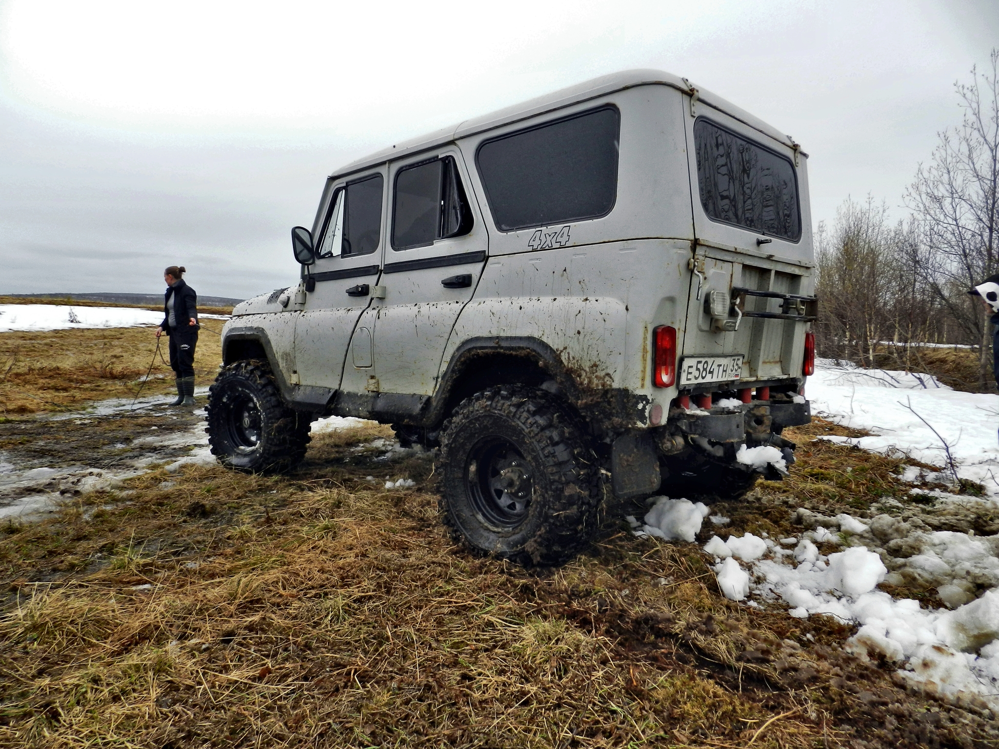 It's finally spring! We mastered the route and woke up the swamp! Winch tests! Murmansk. 4x4. TumbleweedKola - My, Renault Duster, UAZ, Toyota Land Cruiser, Murmansk, Kola Peninsula, Swamp, Windlass, Offroad, 4x4, Niva, Pokatushki, Spring, Snow, Lexus, Mitsubishi, Fun, Weekend travel, North, Video, Longpost