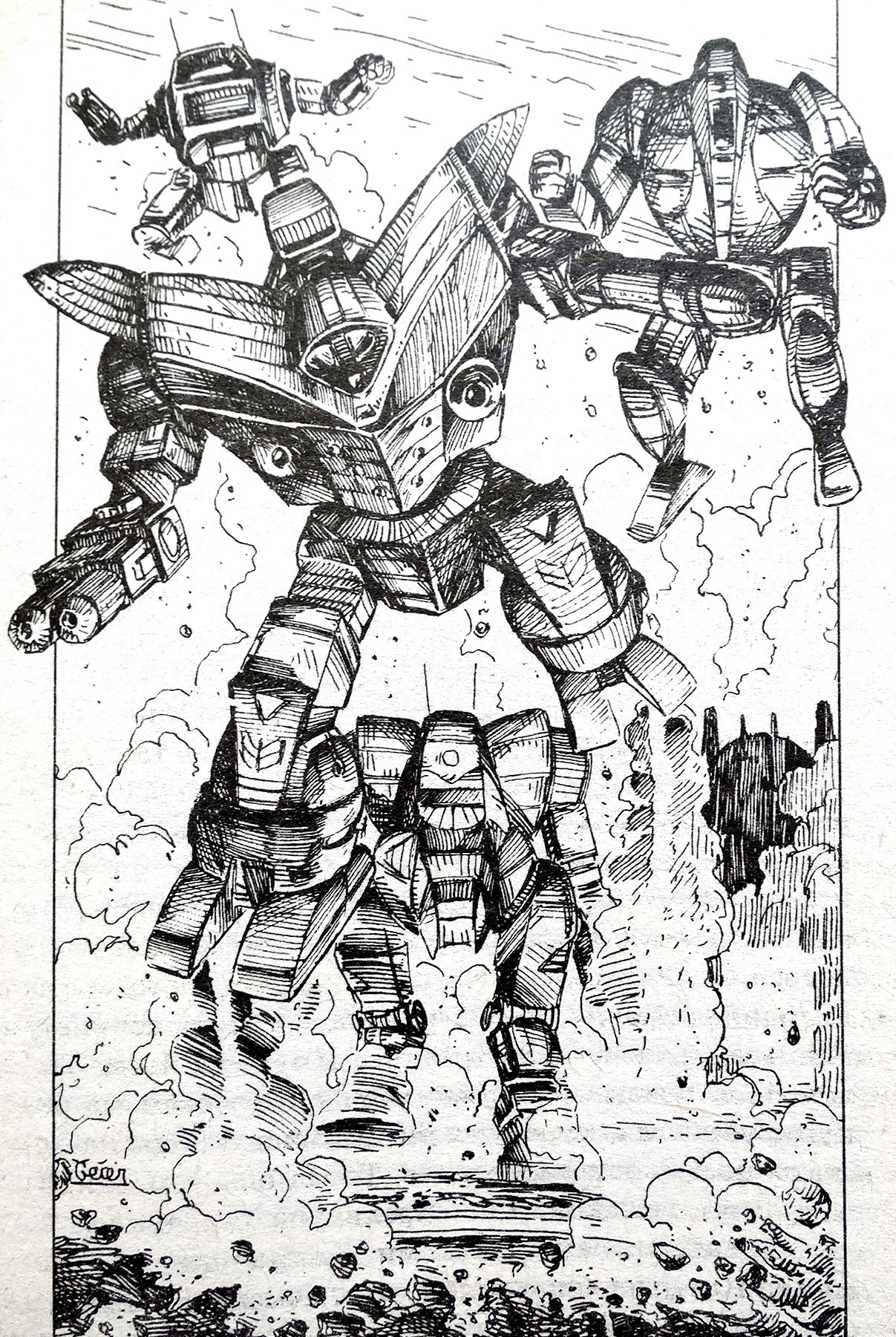 Illustrations from the books Combat Robots - Longpost, Images, Robot, Books, Illustrations