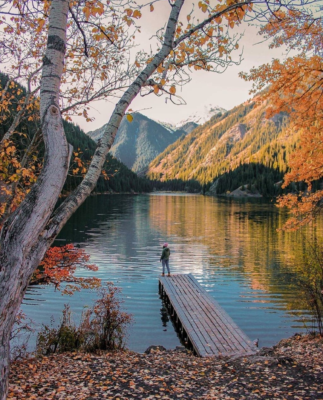 Autumn in the Mountains - Kazakhstan, Almaty, Autumn, Nature, The mountains, Lake, Kolsai