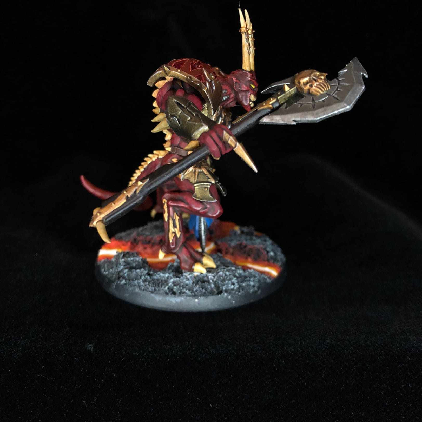 Demon Prince - My, Wh miniatures, Warhammer 40k, Chaos, Chaos daemons, World eaters, Longpost