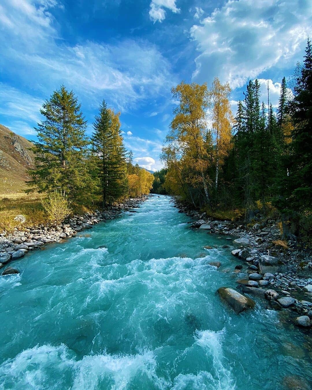 Mountain Altai - Altai Republic, The mountains, Nature, Russia, The photo, River, Forest, Longpost