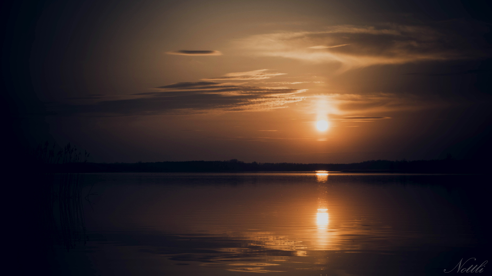 It was getting dark - My, Sunset, Nature, Republic of Belarus, Longpost