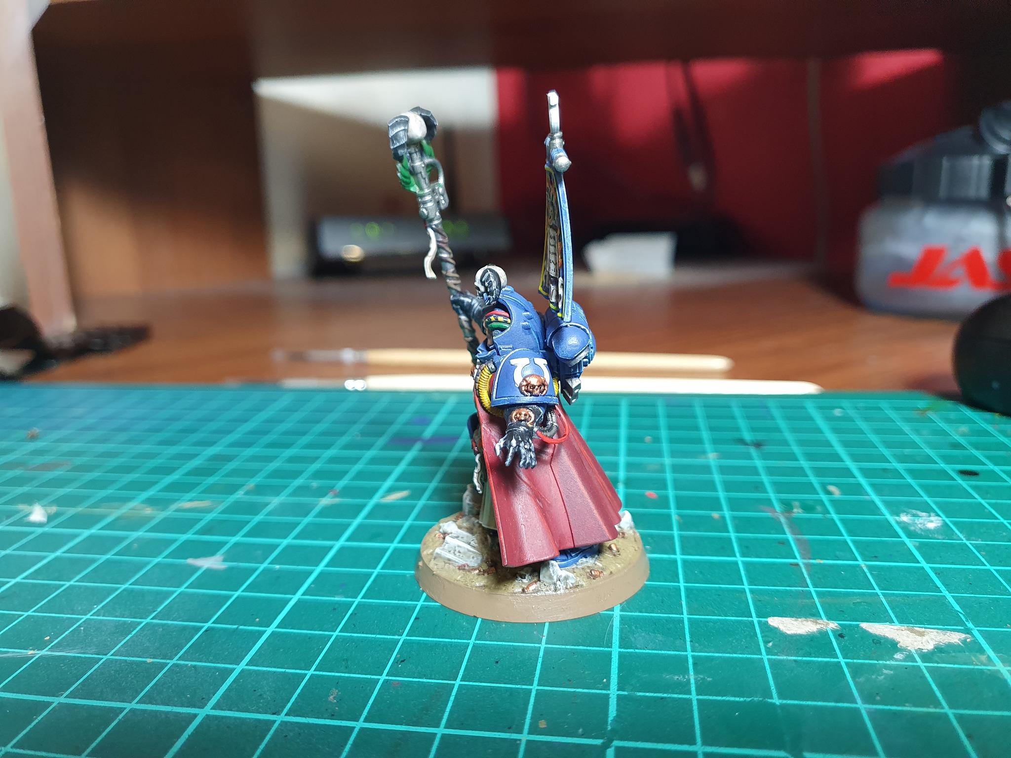 Another lazy paint job - Warhammer 40k, Painting miniatures, Primaris space marines, Ultramarines, Longpost