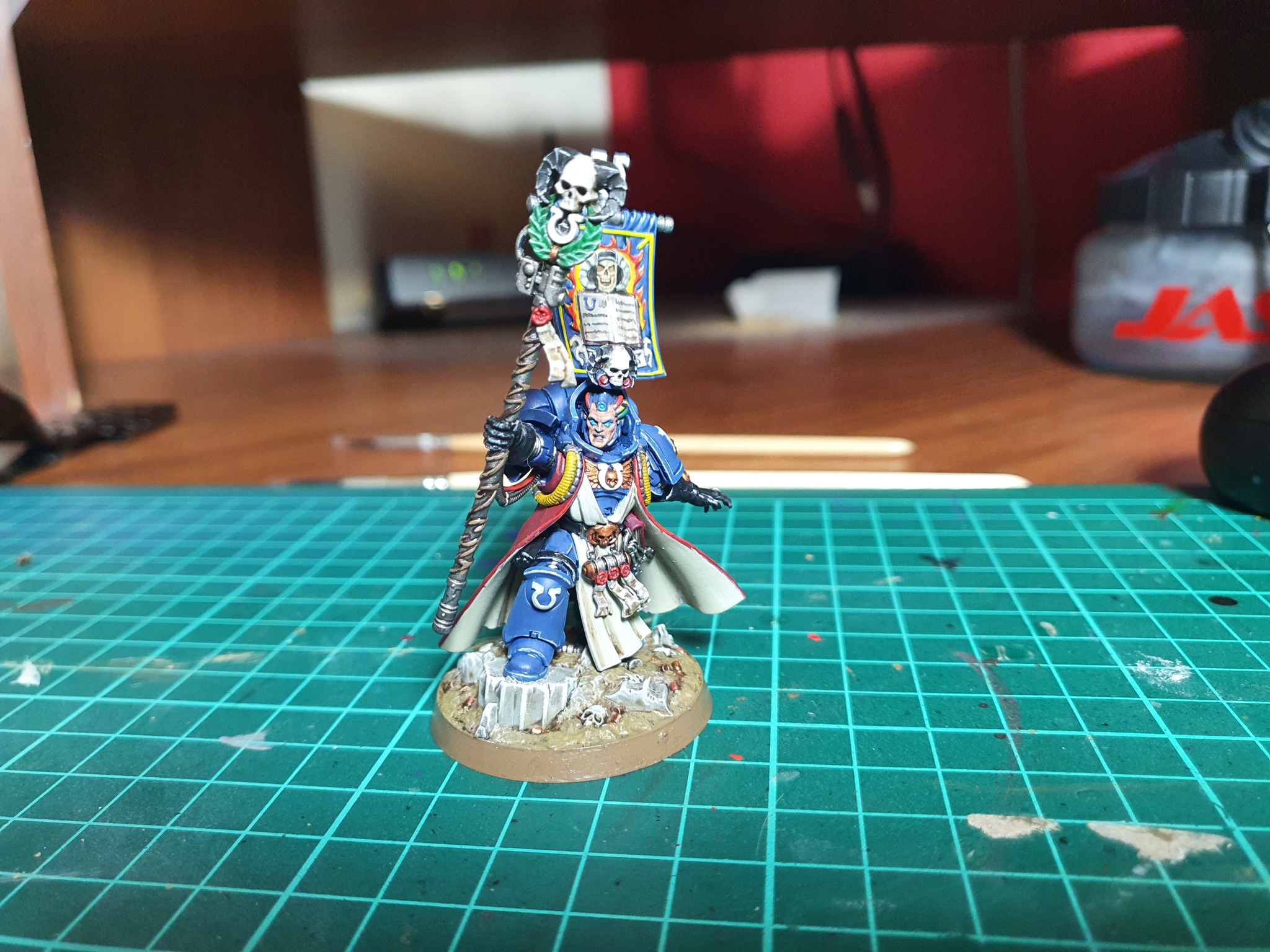 Another lazy paint job - Warhammer 40k, Painting miniatures, Primaris space marines, Ultramarines, Longpost