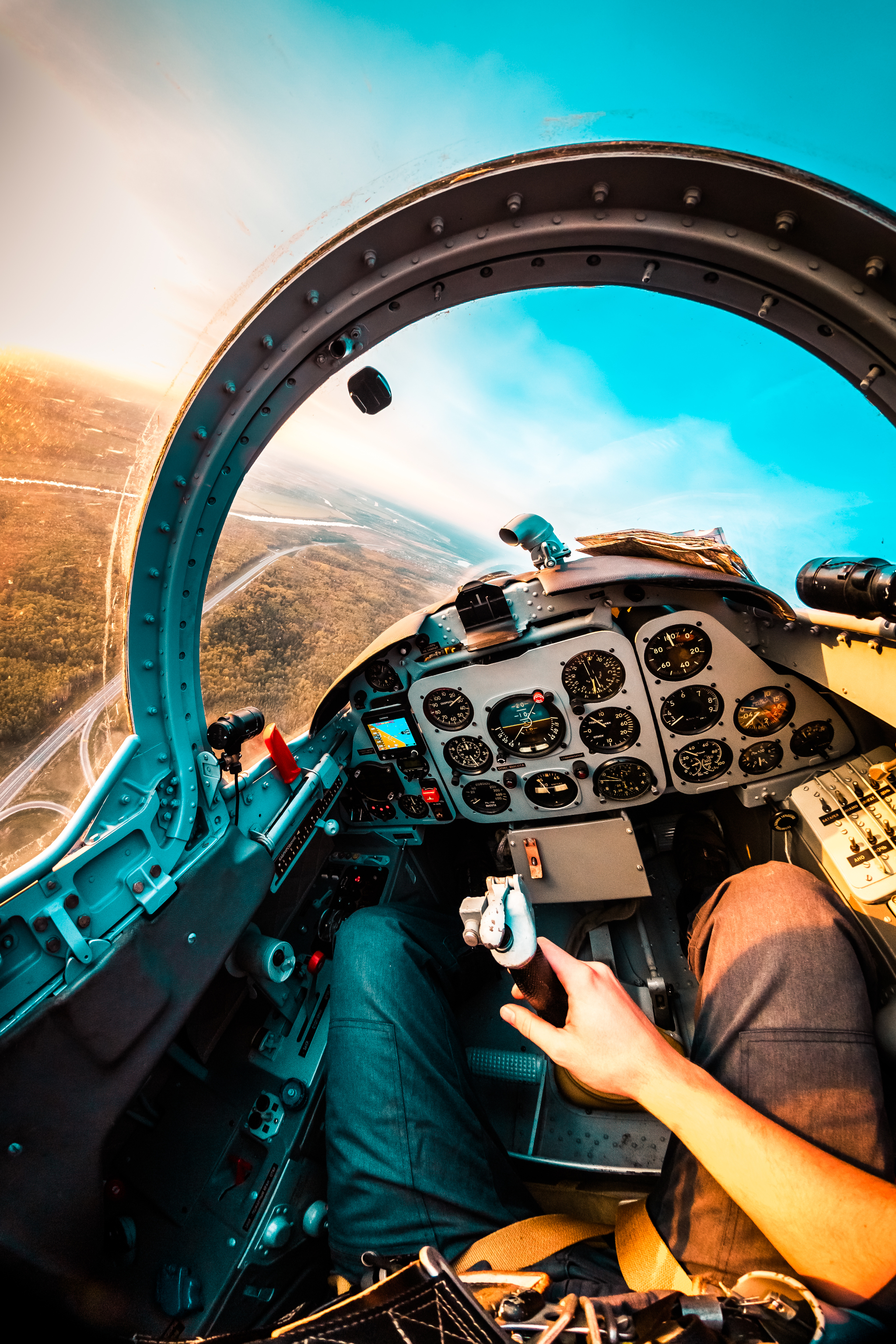 Flight in first person - My, Airplane, Cockpit, Aviation, Flight, Longpost