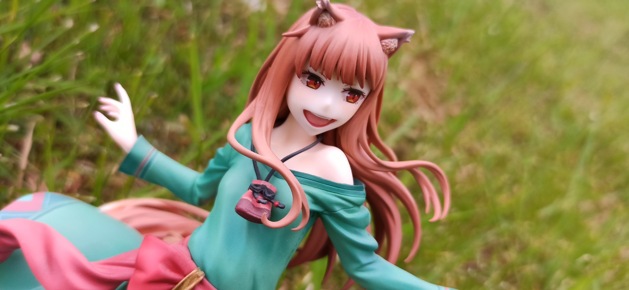 ~•~ The She-Wolf and the Summer Walk ~•~ - My, The photo, Beginning photographer, Anime, Figurines, Collectible figurines, Spice and wolf, Holo, Longpost