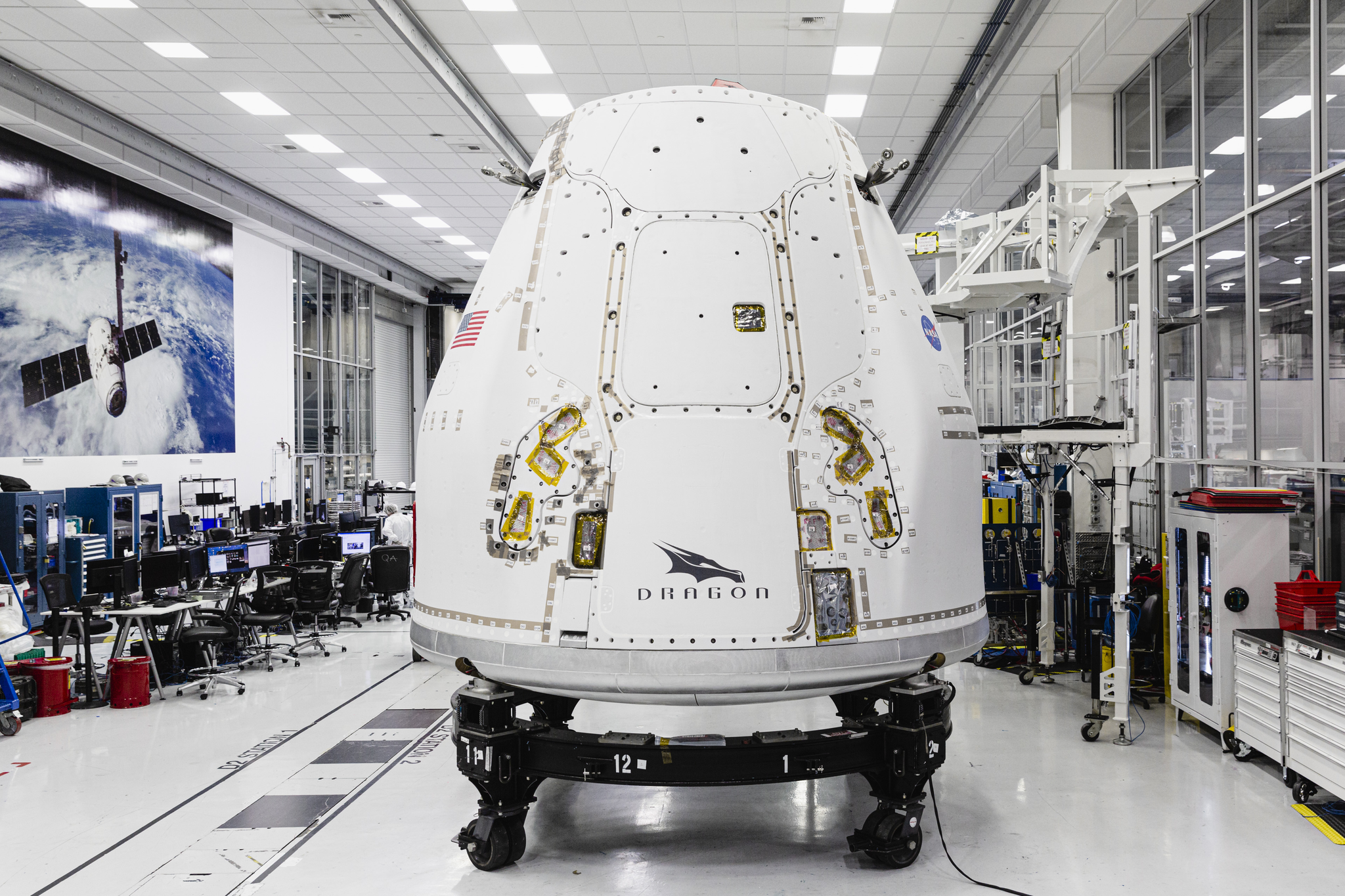 SpaceX demonstrated the newest cargo ship Dragon 2, converted from the manned Crew Dragon - Spacex, Cosmonautics, Space, Spaceship, Technologies, USA, The Dragon, ISS