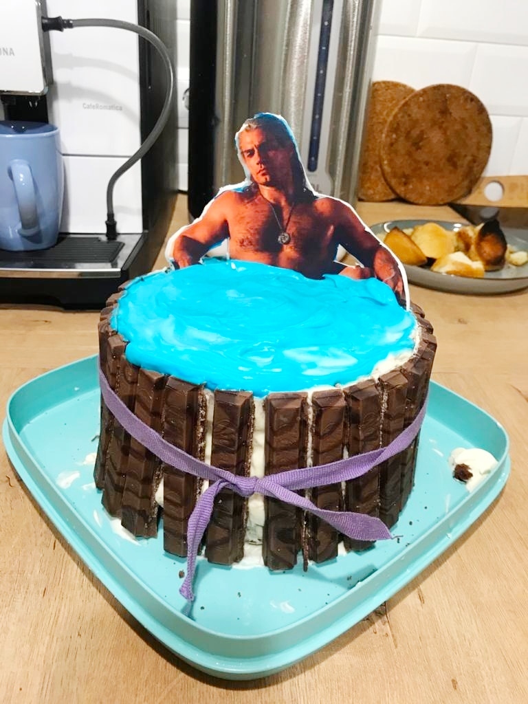 Sugar Geralt - My, Witcher, Geralt of Rivia, Cake