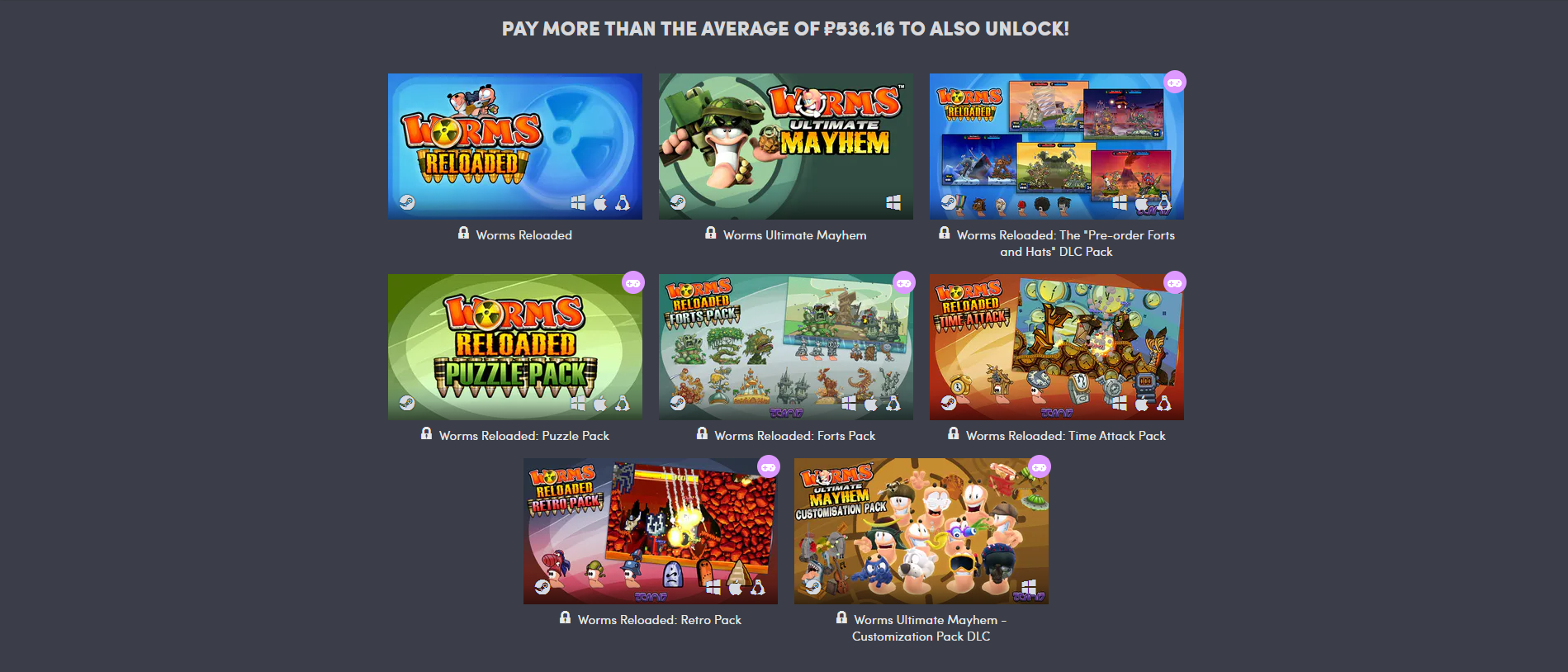 Humble Worms! Worms! Worms! Bundle - Steam, Humble bundle, Not a freebie, Worm, Worms, Worms Ultimate Mayhem, Crazy worms, Worms 4 Mayhem, Longpost