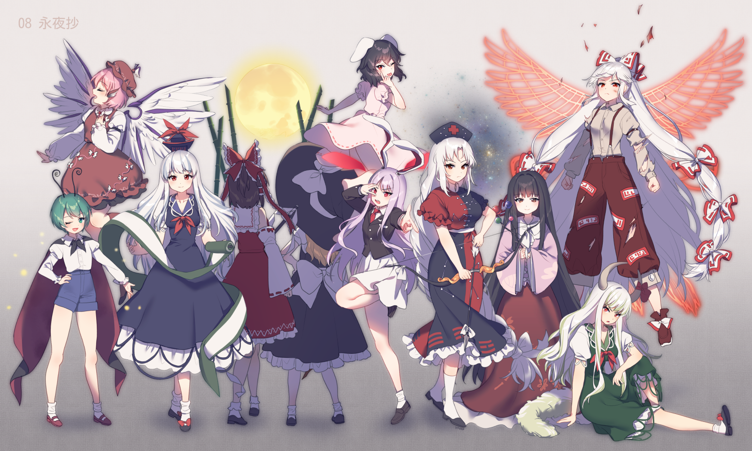 Touhou characters by hajin | Пикабу