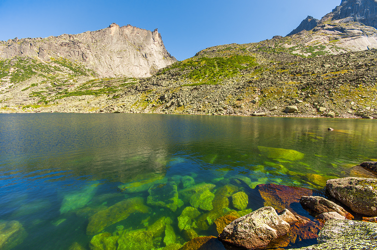 Clear water Ergakov - My, Ergaki, Landscape, Travels, Holidays in Russia, Wild tourism, Leisure, Camping, Longpost