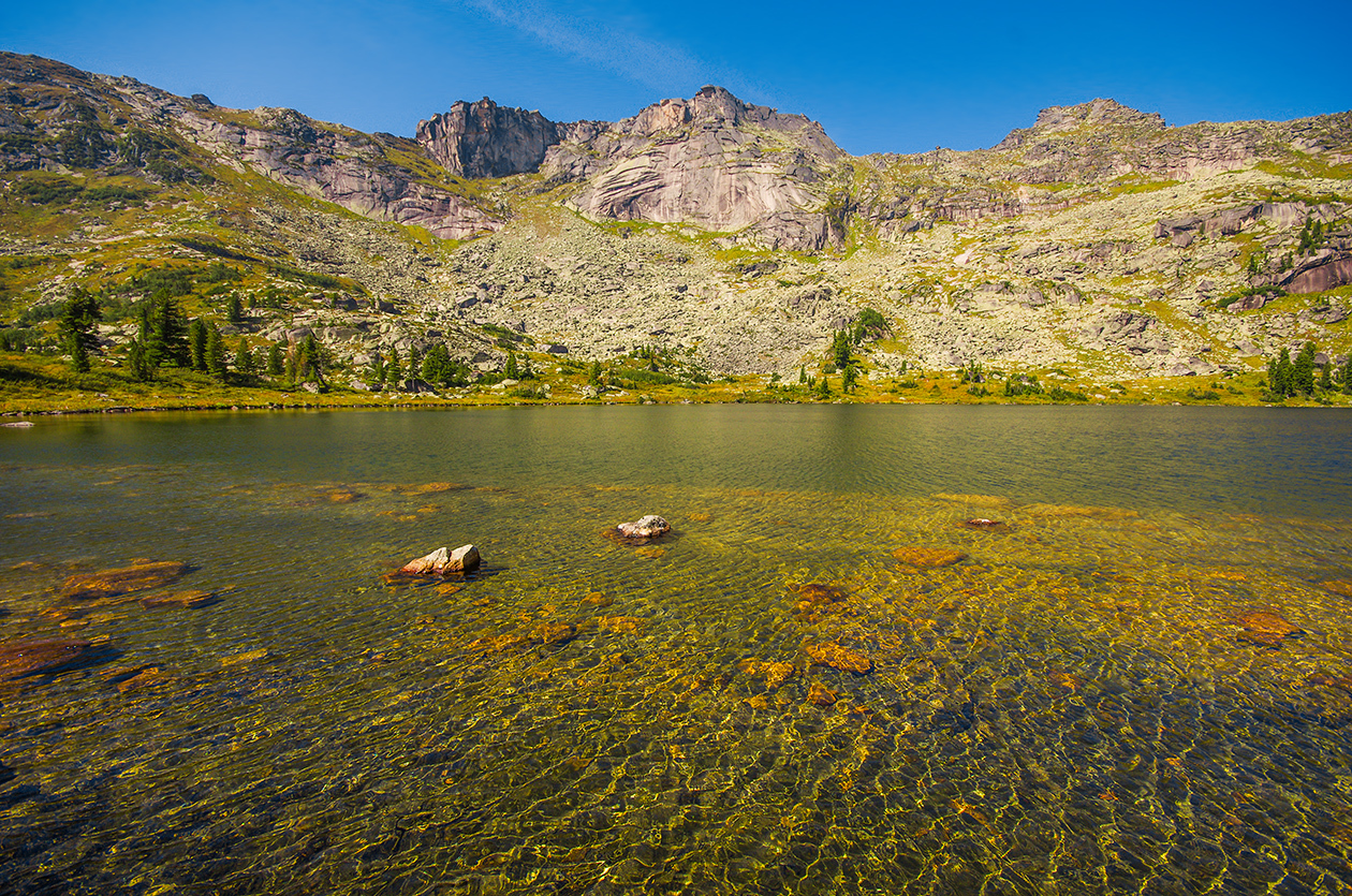 Clear water Ergakov - My, Ergaki, Landscape, Travels, Holidays in Russia, Wild tourism, Leisure, Camping, Longpost