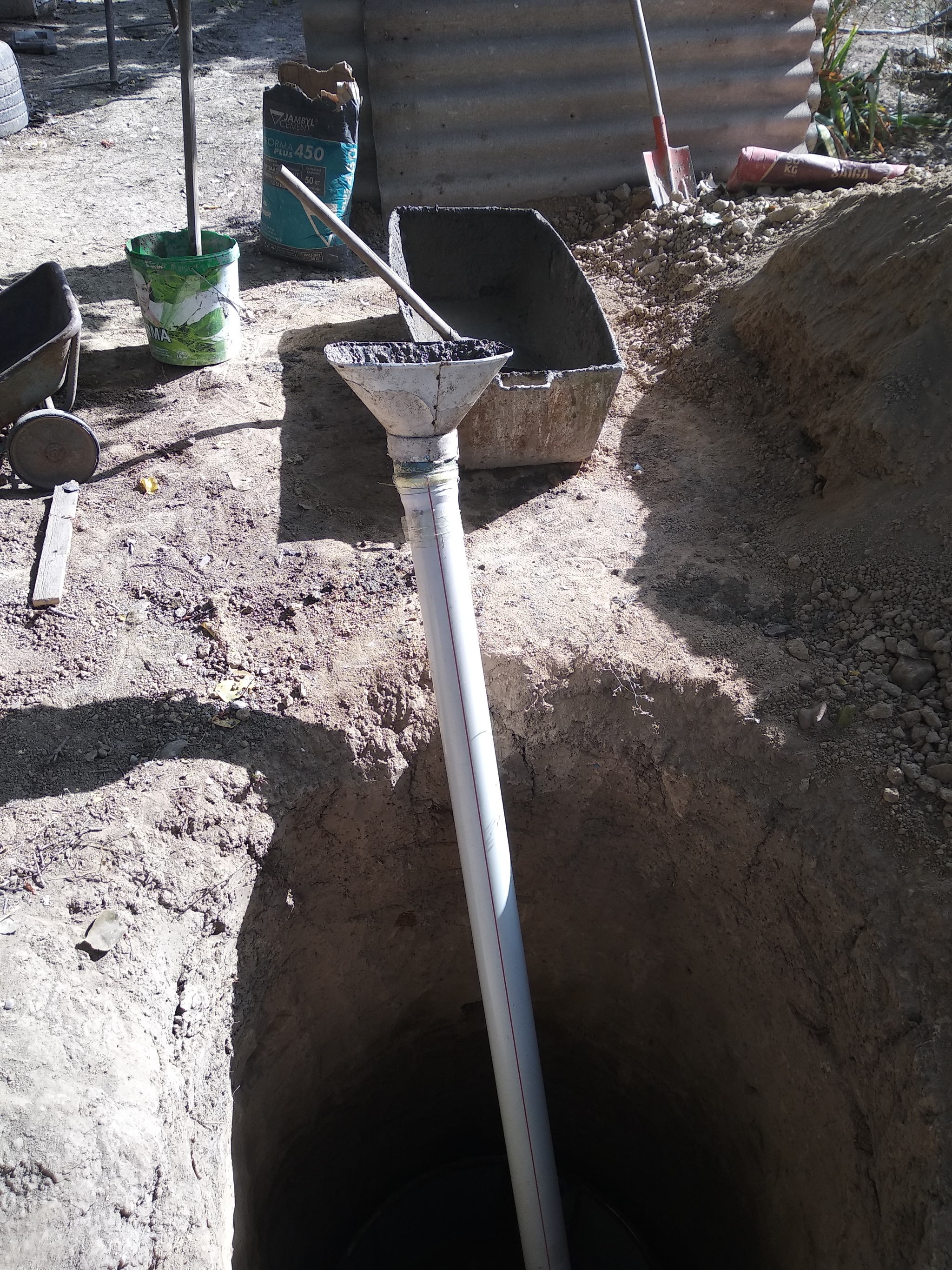 Pouring septic tank formwork - Septic tank, Building, Longpost