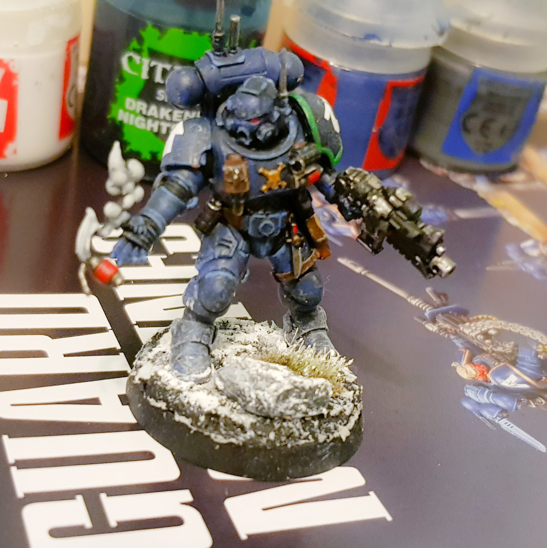 Painting a beginner hobbyist - My, Painting miniatures, Hobby, Новичок, Wh miniatures, Warhammer 40k, Longpost