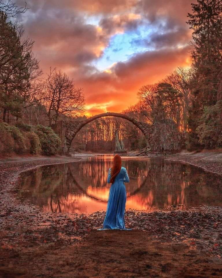 Elven Bridge - Germany, The photo, Bridge, Longpost, RГЎkotzbrГјcke