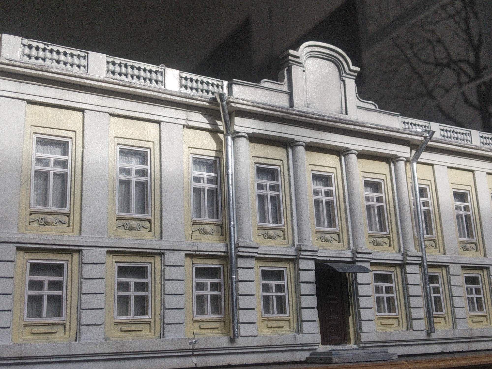 Old mansion. Model, final - My, With your own hands, Modeling, Architecture, Handmade, Longpost