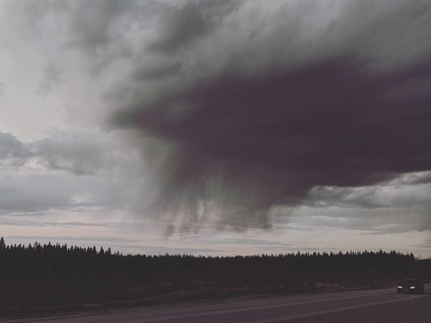 Cloud post - My, Clouds, North, Sky, Mobile photography, Longpost, The photo