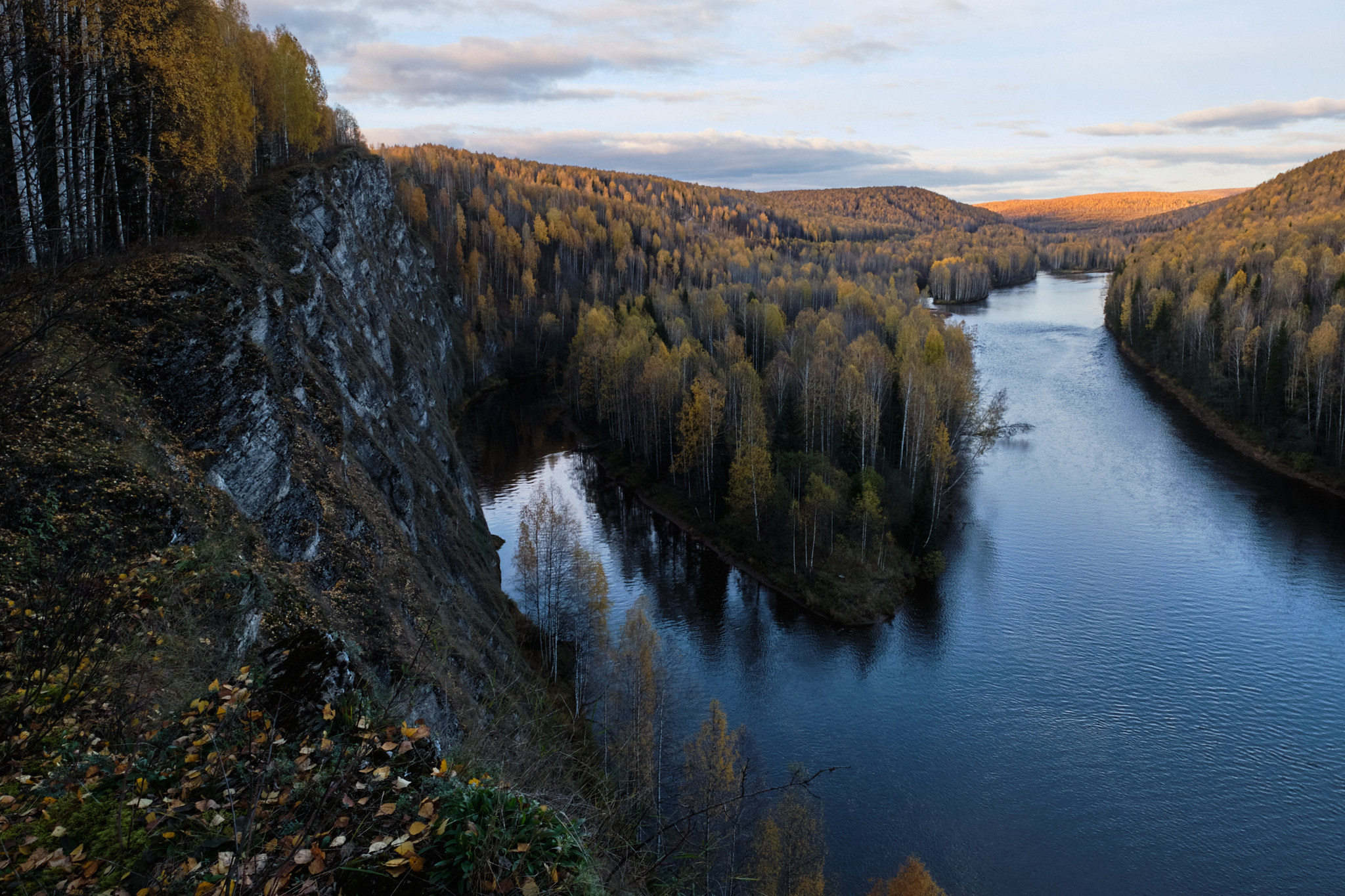 Golden autumn in the Perm region - My, Ural, Perm Territory, Autumn, The rocks, Forest, Longpost