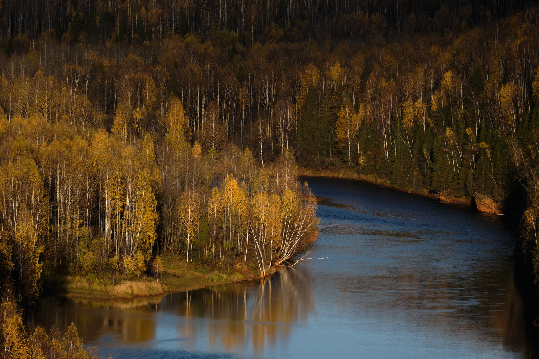 Golden autumn in the Perm region - My, Ural, Perm Territory, Autumn, The rocks, Forest, Longpost