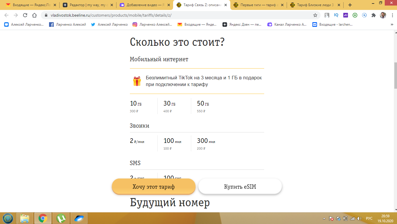 Билайн «Связь Z»: выгодный мобильный интернет - Моё, Билайн, Тарифы, Обзор, Негатив, Длиннопост